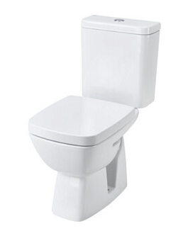 Унитаз-компакт SANTEK Нео Лайт, ниж.подвод, 2 режима, крышка дюропласт, 1WH302408